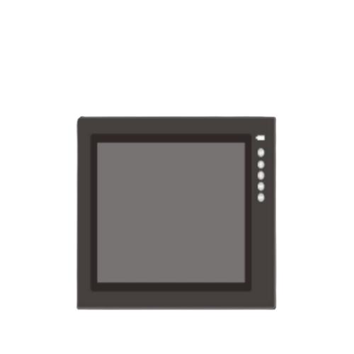 Touchscreen HMI panel